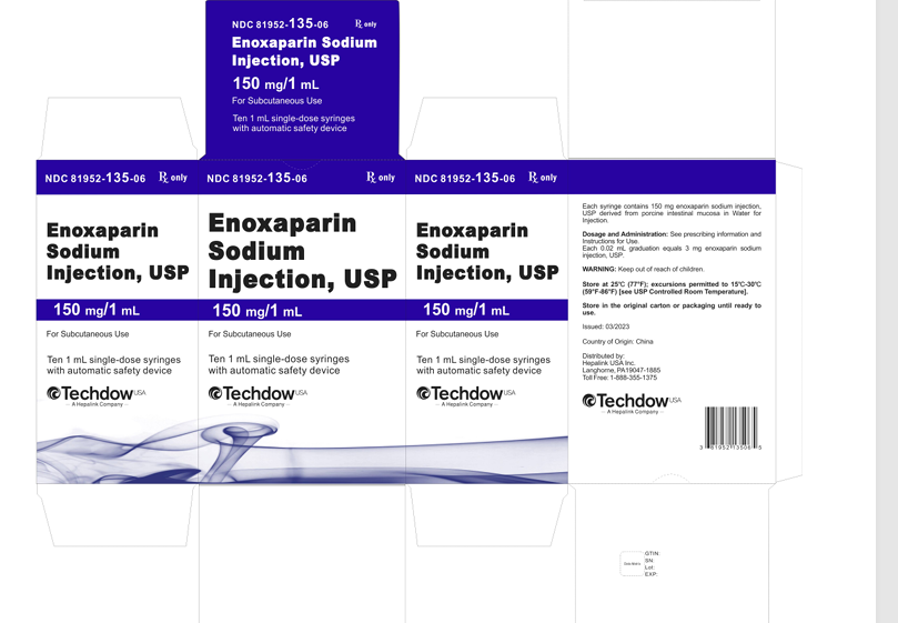 Enoxaparin sodium 150mg/1ml (15 000 IE), 10x 1ml pre-filled syringe